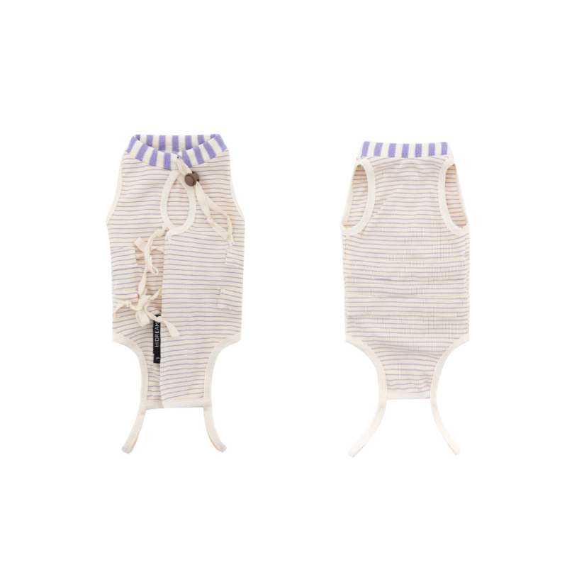 2-In-One Cotton Cat Recovery Suit & Cone Collar