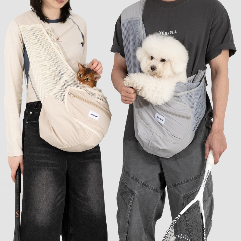 Borsa portapasserine urbana in rete - portabebè in rete per persone, confortevoli per gatti e cani durante i viaggi
