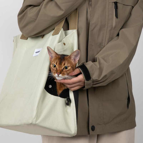 Cozymesh Travel Pet Carrier Sling Bag Almond