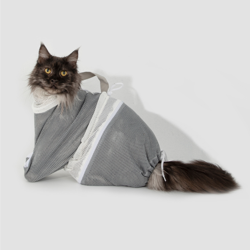 Detachable Anti-Scratch Cat Grooming Wrap