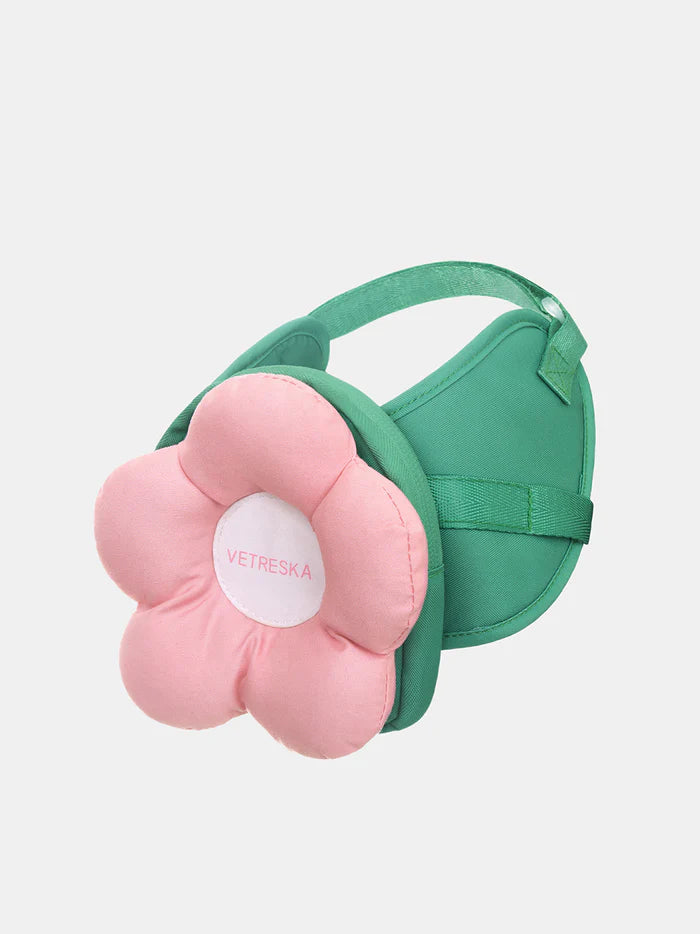 Vetreska Flora Dog Harness with backpack & Collar & Lead 3-in-One Set