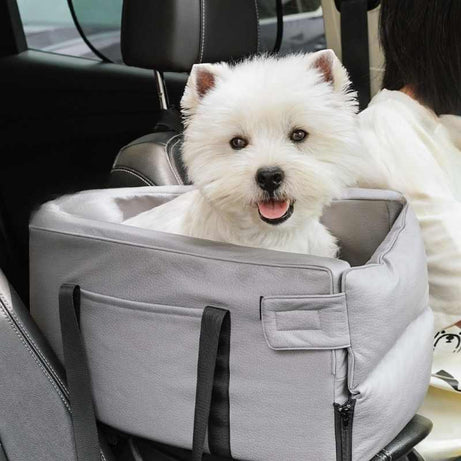 Console Dog Car Seat Vegan Leather
