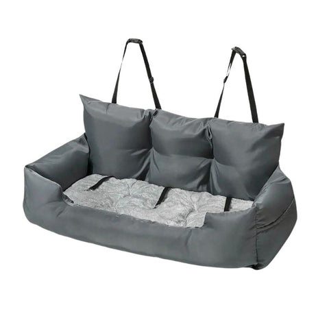 Vibrant Waterproof Large Dog Car Seat X-large Three-Row(compact) Space Grey