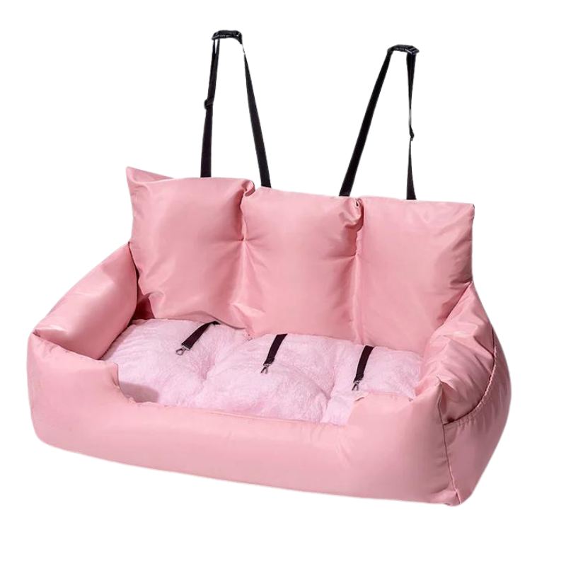 Vibrant Waterproof Large Dog Car Seat X-large Three-Row(compact) Cherry Blossom