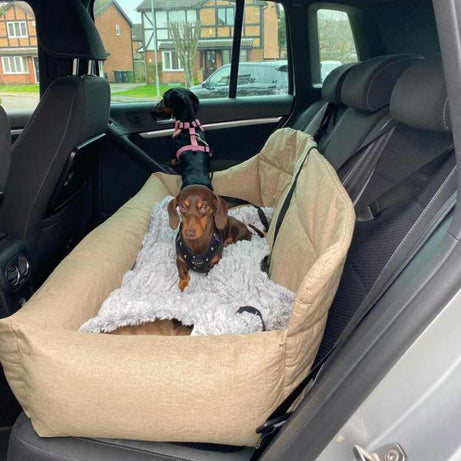 UltraSoft Large Dog Car Bed Nature X-Large Three-Row
