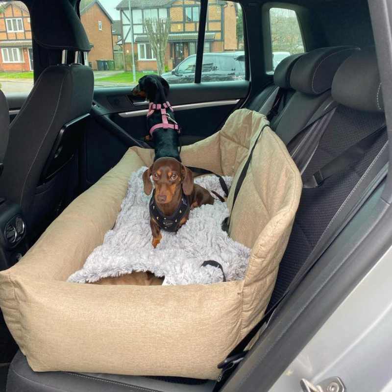 UltraSoft Large Dog Car Bed Nature X-Large Three-Row
