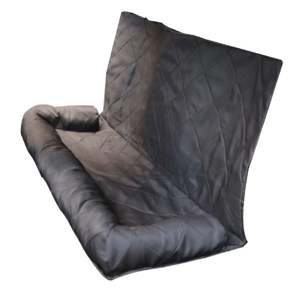 X-Large Dog Car Seat Mat(safety belt included) Black