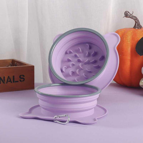 2-in-1 Portable and Collapsible Travel Dog Water Bowl