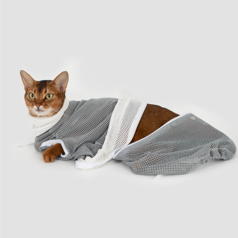 Detachable Anti-Scratch Cat Grooming Wrap