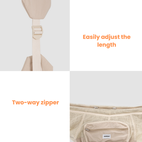 UrbanTrail Breathable Pet Sling Bag - Adjustable Strap & Two-Way Zipper for Comfortable Pet Travel