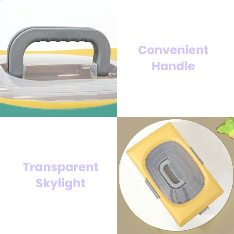 Collapsible Pet Travel Crate for Cats and Small Dogs