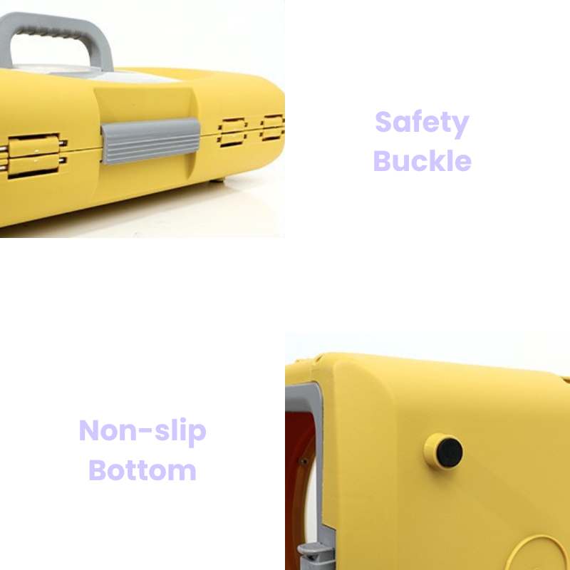 Collapsible Pet Travel Crate for Cats and Small Dogs