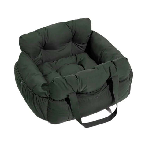 Copilot Dog Car Seat - Green L-Double, Spacious Pet Travel Booster