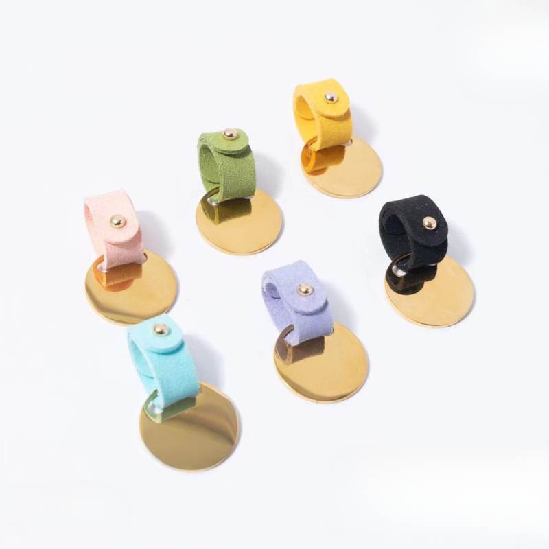 Custom Suede Pet ID Tag