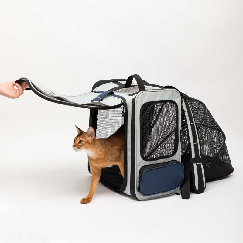 Expandable Pet Carrier Backpack & Pet Tent 2-in-One