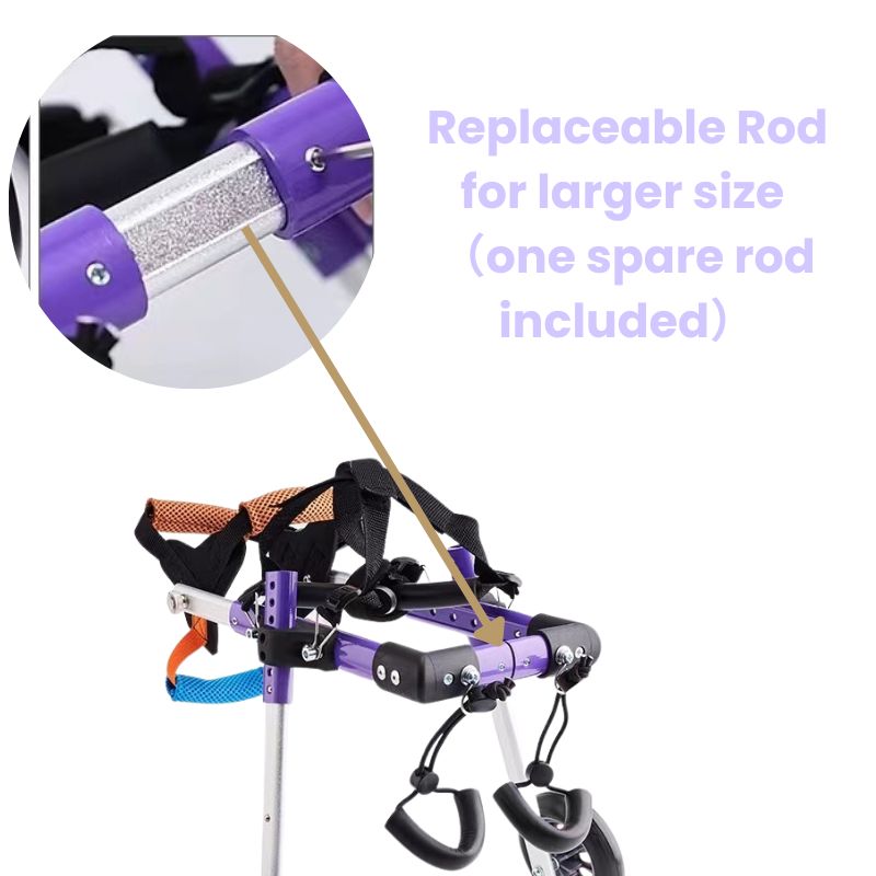 FlexiPaws Aluminum Dog Wheelchair