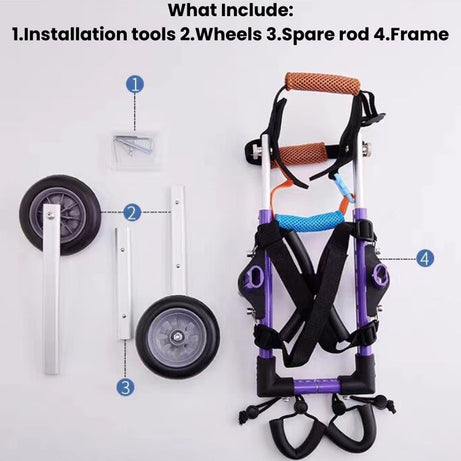 FlexiPaws Aluminum Dog Wheelchair