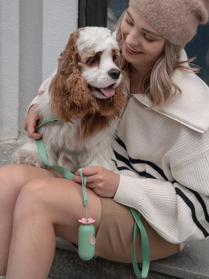 Vetreska Flora Dog Harness with backpack & Collar & Lead 3-in-One Set