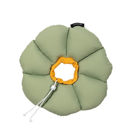 Flora Pet Cone Collar Green Medium