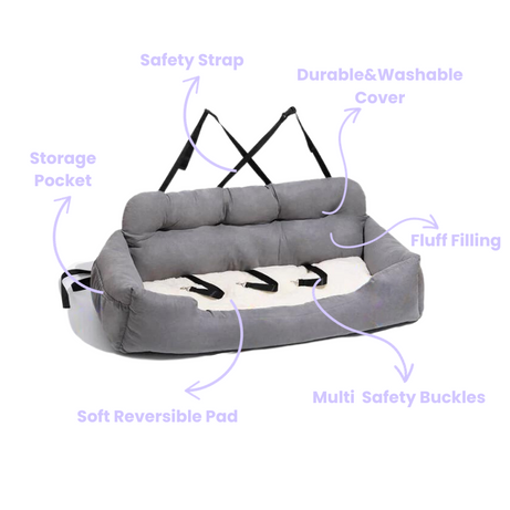 Fluff Dog Car Seat