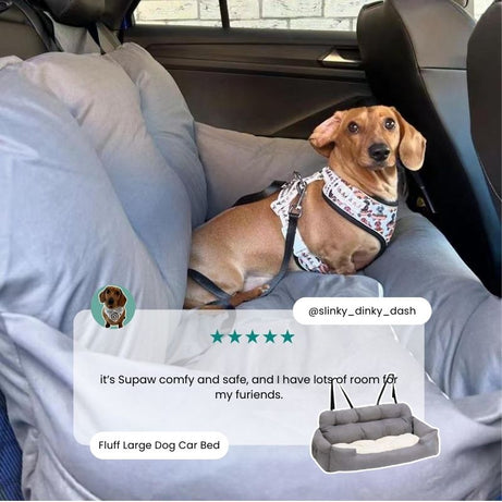 Fluff Dog Car Seat