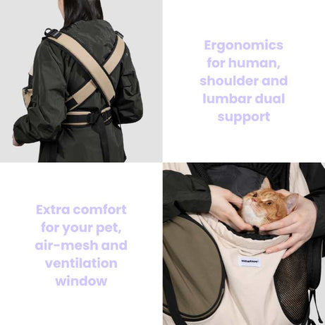 CuddleBaby Front Pet Carrier Backpack