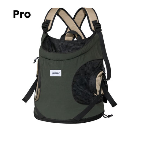 CuddleBaby Front Pet Carrier Backpack Pro Grey