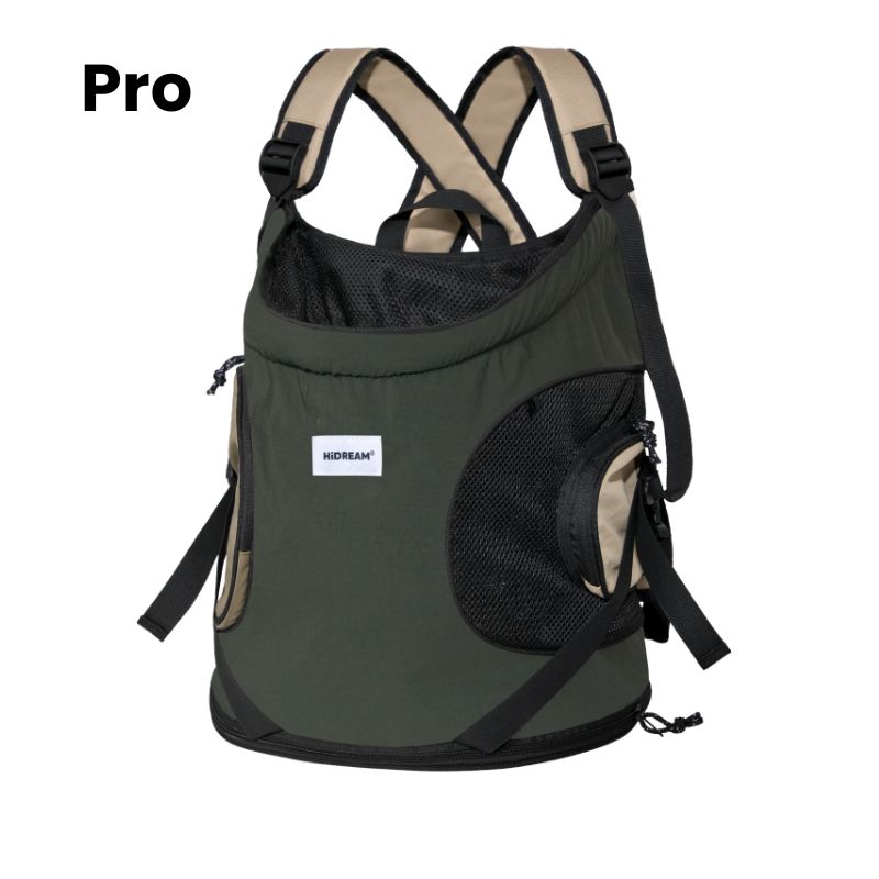 CuddleBaby Front Pet Carrier Backpack Pro Grey