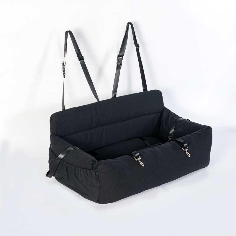 Luxury Large Dog Car Bed Black