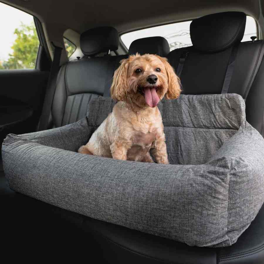 Siège auto de Luxe pour chien - SMALL - coussin pour chien