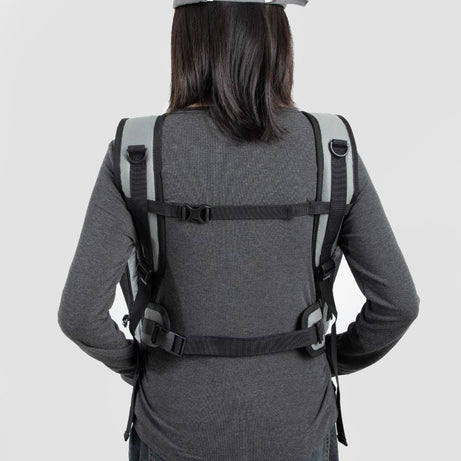 UrbanTrail multifunctional pet front carrier bag with adjustable straps, designed for comfortable safe pet travel.