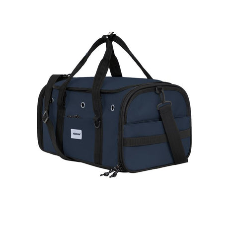 UrbanTrail Foldable Pet Airline Travel Carrier - Navy Blue Foldable Dog/Cat Carrier with Shoulder Strap and Handles