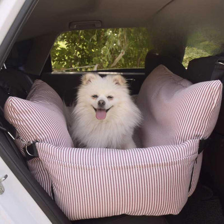 Premium Large Dog Car Seat Pink
