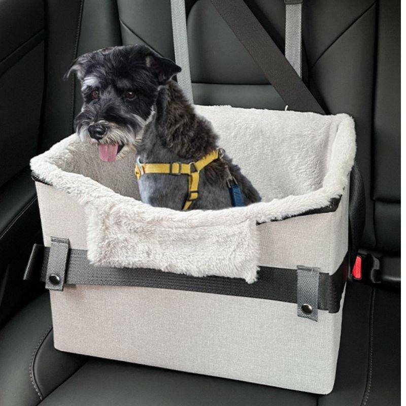 Q-Safe Dog Car Booster for Small Dogs