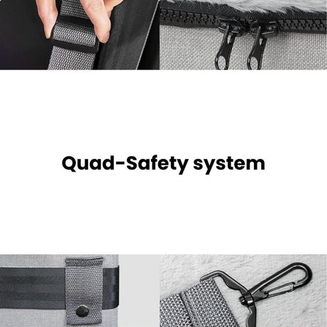 Q-Safe Dog Car Booster for Small Dogs