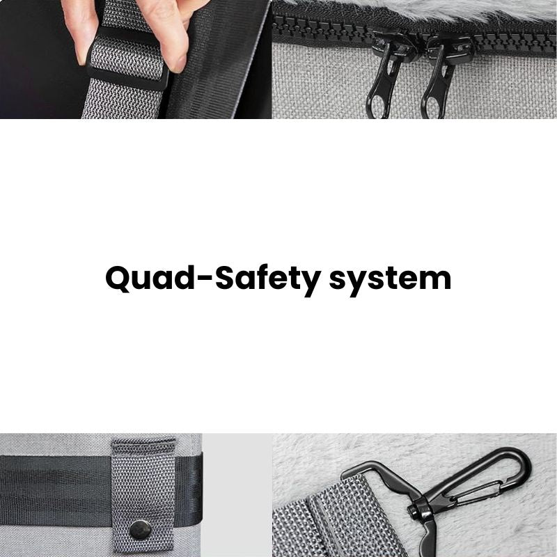 Q-Safe Dog Car Booster for Small Dogs