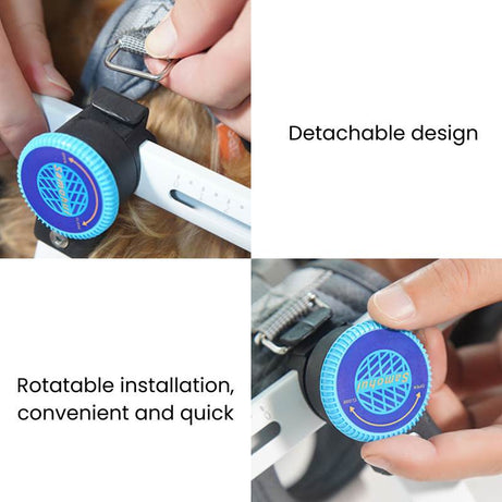 QuickFit Folding Rear Dog Wheelchair