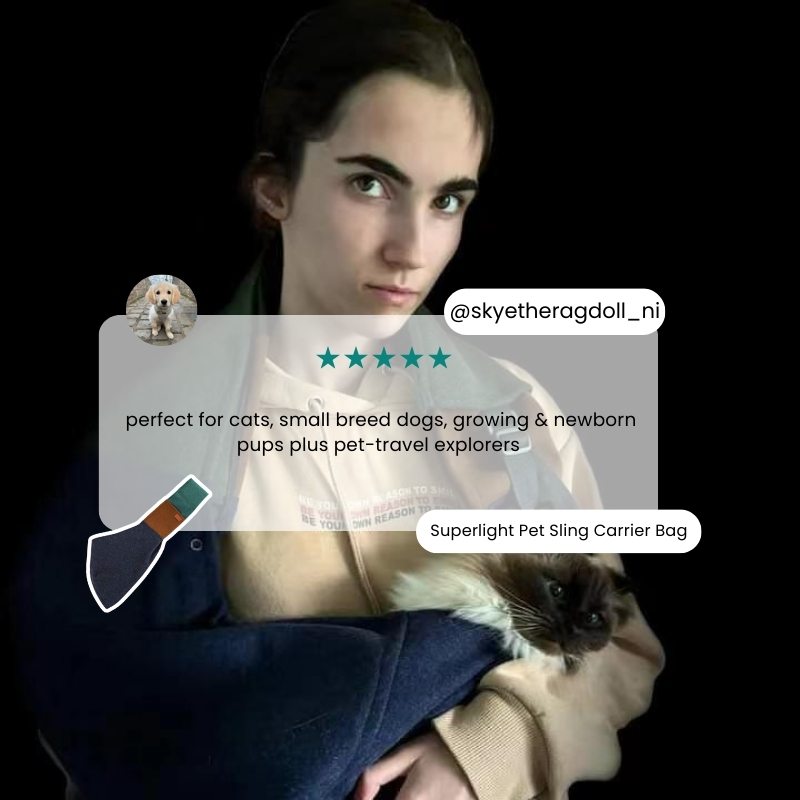 Superlight Pet Sling Carrier Bag