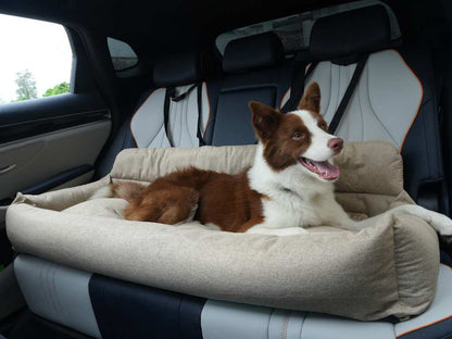 Ultrasoft dog car seat-Xl nature
