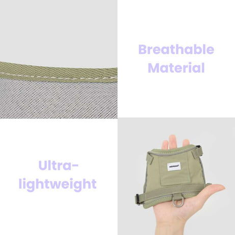 VestFit Cat Walking Kit (Tracker pocket & Leash Included)