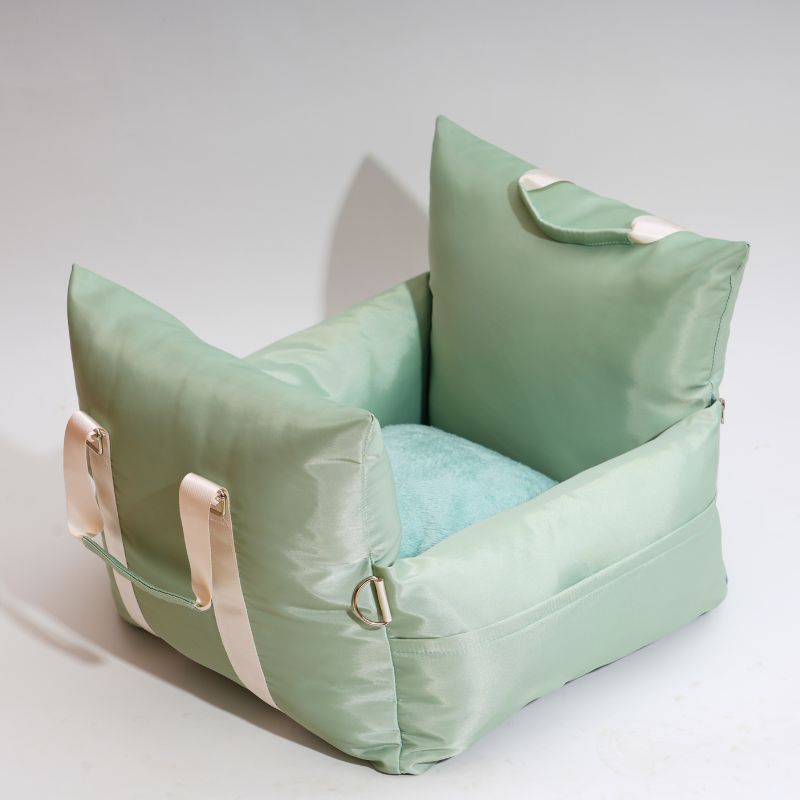 Vibrant Waterproof Large Dog Car Seat Standard Single Seat Mint Green