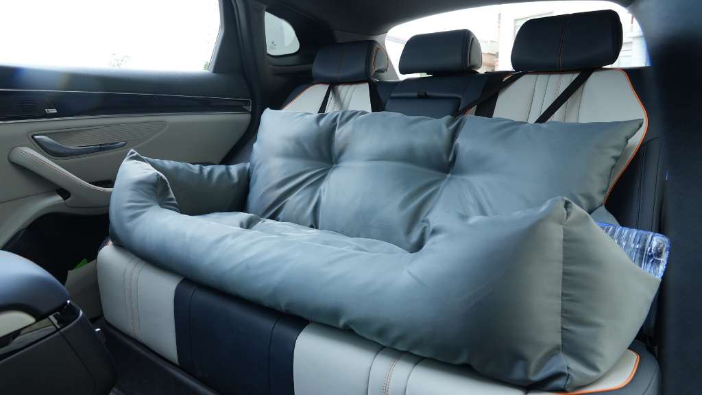 Vibrant Waterproof Large Dog Car Seat XX-large Three-Row(full-size) Space Grey