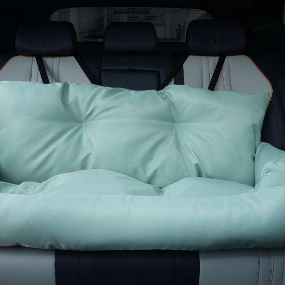 Vibrant Waterproof Large Dog Car Seat XX-large Three-Row(full-size) Mint Green