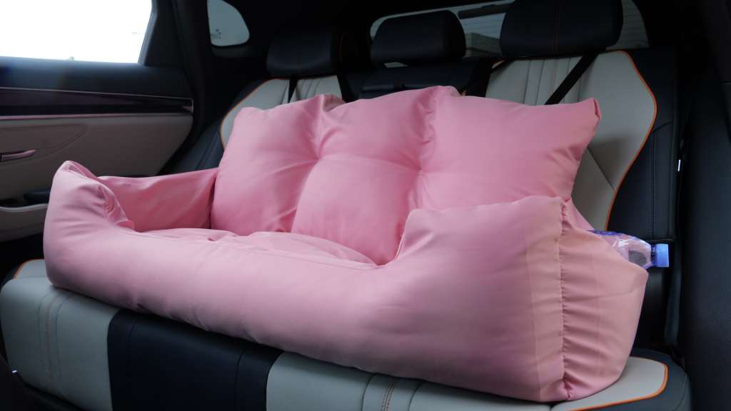 Vibrant Waterproof Large Dog Car Seat XX-large Three-Row(full-size) Cherry Blossom