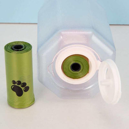 3-in-one Travel Portable Dog Water Bottle with Dispenser - Julibee's