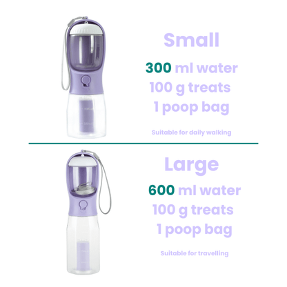 3-in-one Portable Dog Water Bottle Julibee's