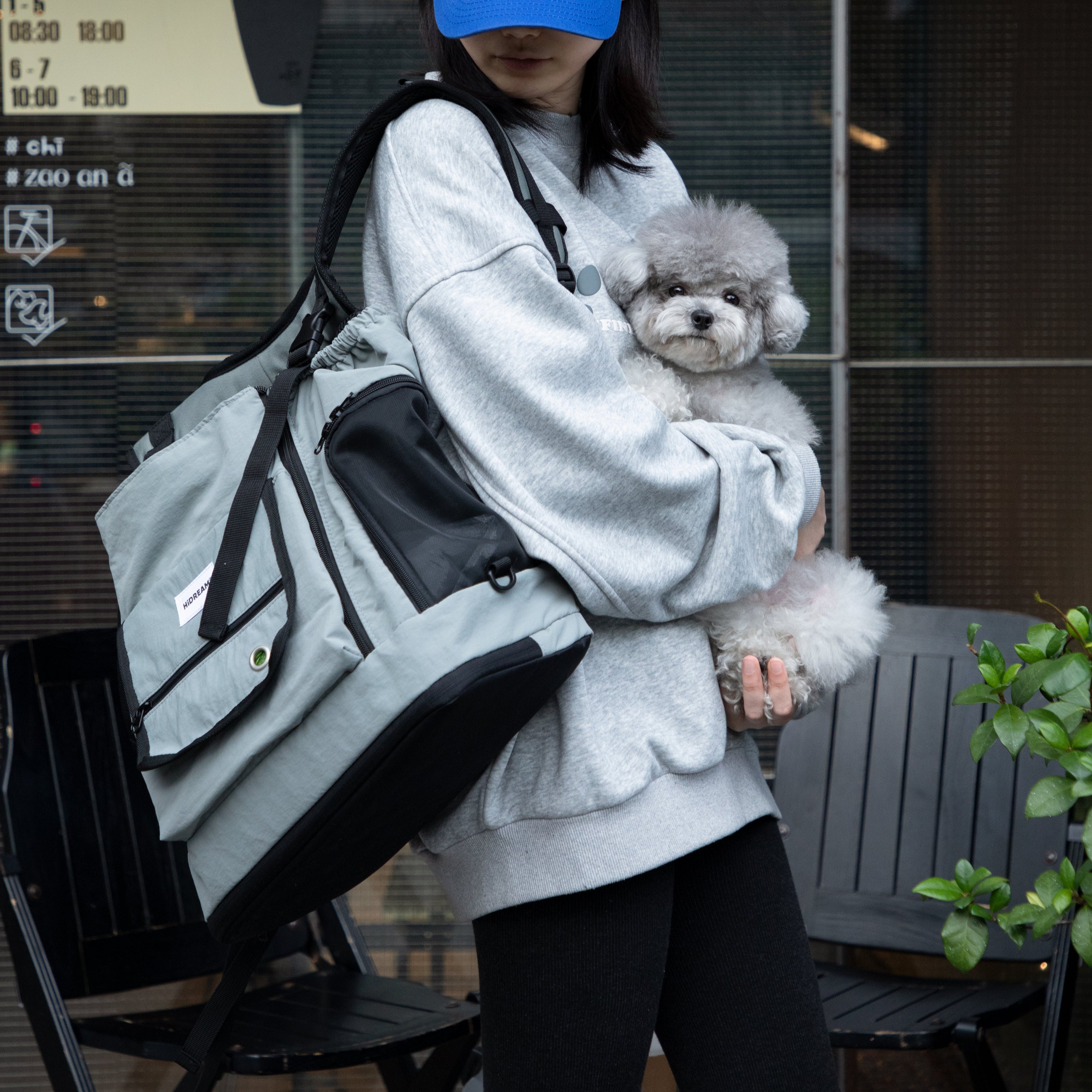 UrbanTrail Multifunctional Pet Front Carrier Bag - Front-facing pet carrier for dogs, comfortable and secure for travel an...